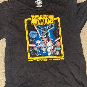 Black Graphic Kids T-Shirt